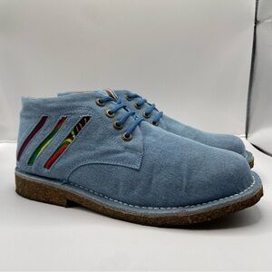 MABACOL Handmade Denim Chukka Boots EU 41 Men’s 8.5 Women’s 10 Artisan